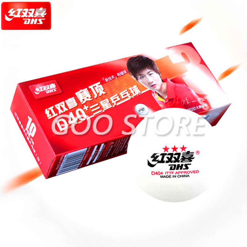 Table Tennis Olympics - DHS 3-Star D40 + ลูกปิงปอง 3