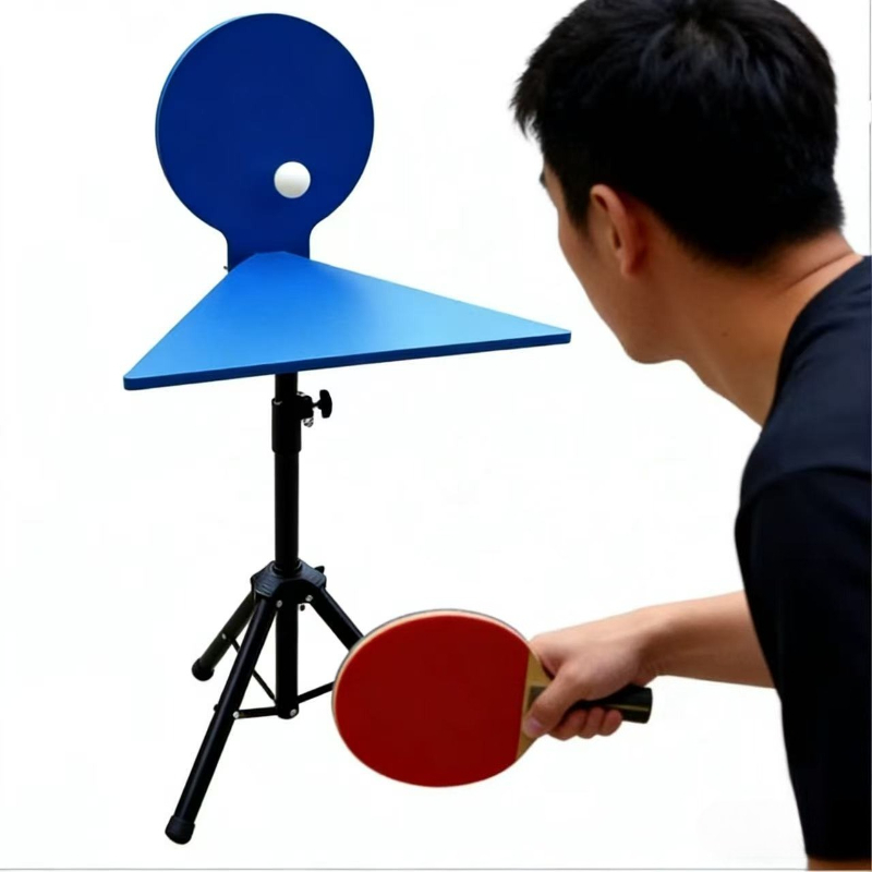 Table Tennis Olympics - กระดานฝึกซ้อมปิงปองแบบปรับได้ กระดานรับลูกปิงปองเดี่ยว ทนทาน อุปกรณ์ฝึกซ้อมกีฬาสำหรับมืออาชีพ