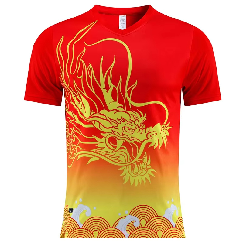 Table Tennis Training China - เสื้อยืดเทเบิลเทนนิสแบบแห้งเร็วสำหรับทุกเพศ เหมาะสำหรับทีมปิงปอง ออกกำลังกาย ฟิตเนส เทรนนิ่ง เสื้อกีฬาแขนสั้นสำหรับวิ่ง