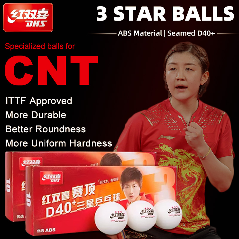 Table Tennis How To Play - DHS D40 + DJ40 + ลูกปิงปอง