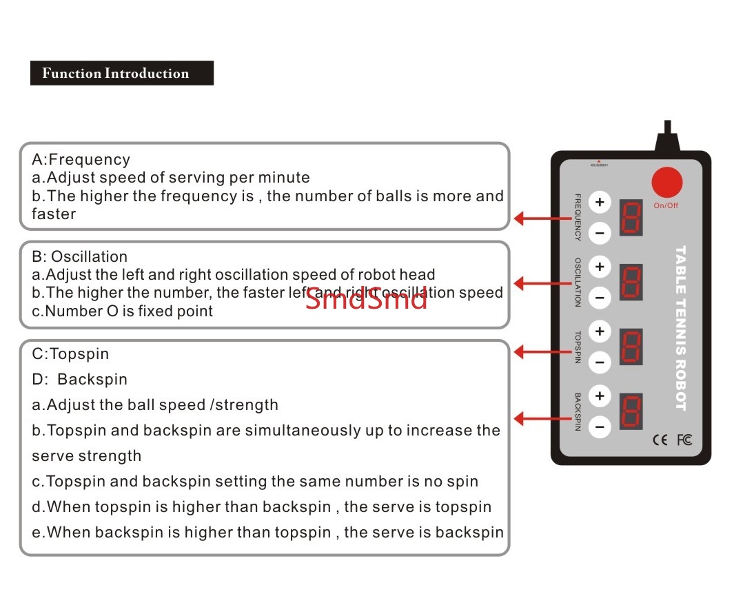 หุ่นยนต์เทเบิลเทนนิส, เครื่องย - Table Tennis Trainer บทวิจารณ์และราคา