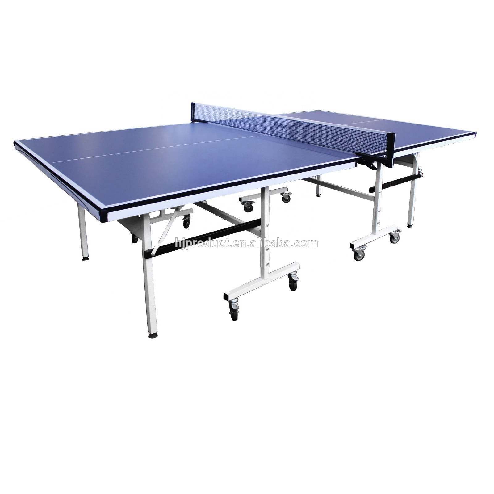 โต๊ะปิงปองแบบพับได้พร้อมล้อเลื - Table Tennis Folding Table บทวิจารณ์และราคา