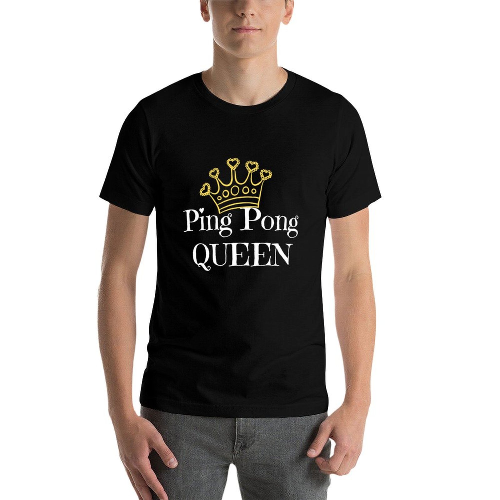 เสื้อยืดสำหรับคนรักปิงปองควีน  - Table Tennis Queen บทวิจารณ์และราคา