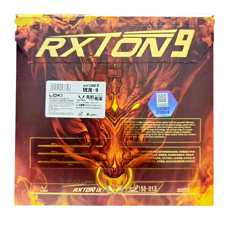 ยางปิงปอง LOKI RXTON 9 รุ่นตลา - Table Tennis Shop บทวิจารณ์และราคา