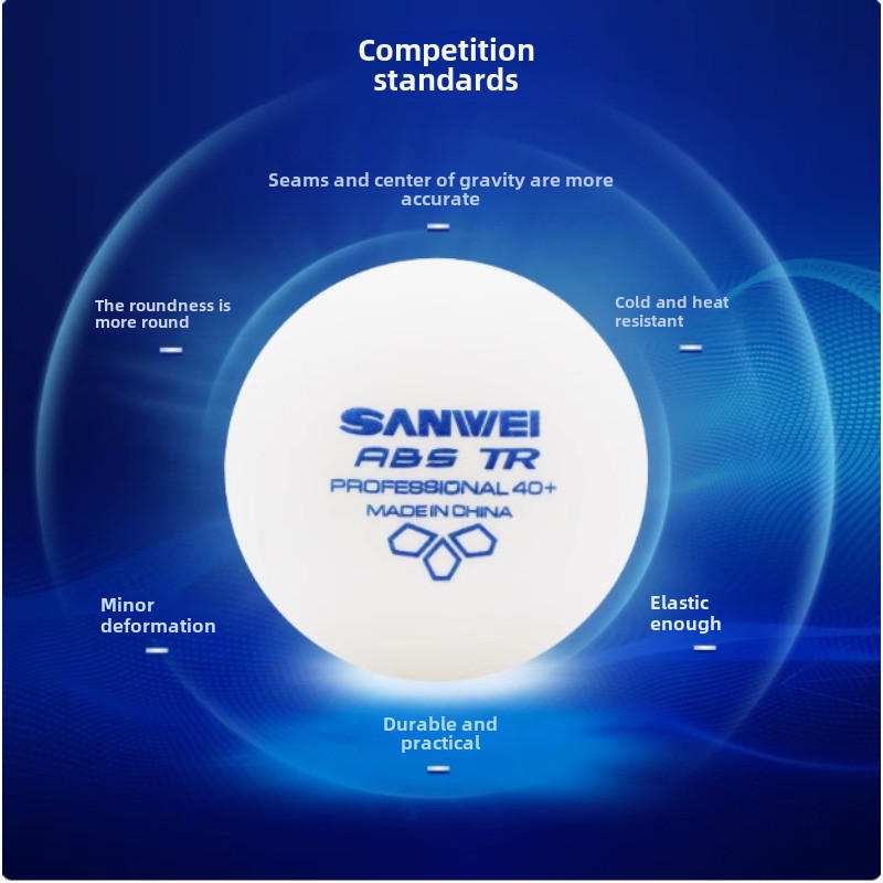 ลูกปิงปองพลาสติก Sanwei New Ma - Table Tennis Olympics บทวิจารณ์และราคา