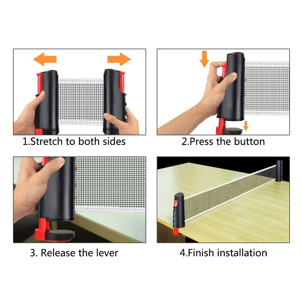 ตาข่ายปิงปองชั้นวางปิงปองแบบพั - Table Tennis How To Play บทวิจารณ์และราคา