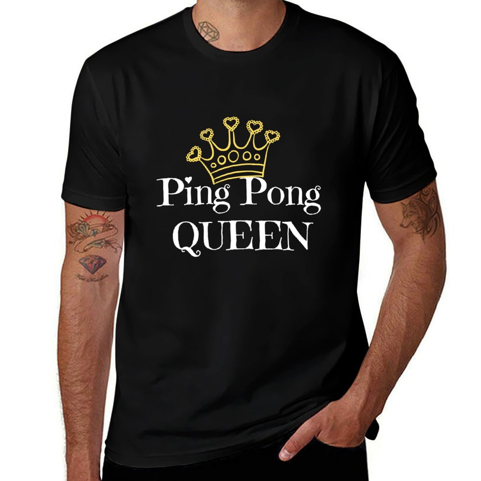 เสื้อยืดสำหรับคนรักปิงปอง ป้อง - Table Tennis Queen บทวิจารณ์และราคา