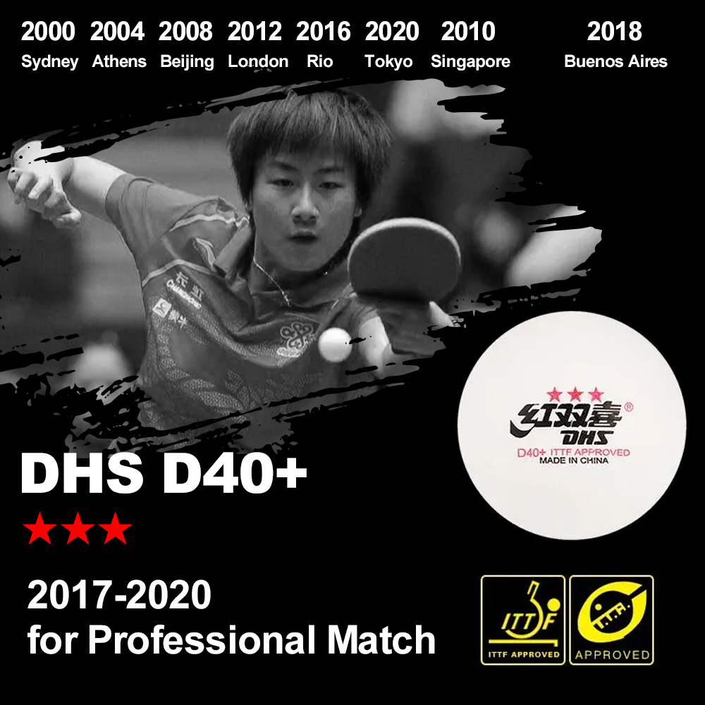 DHS D40 + DJ40 + ลูกปิงปอง 3 ด - Table Tennis How To Play บทวิจารณ์และราคา